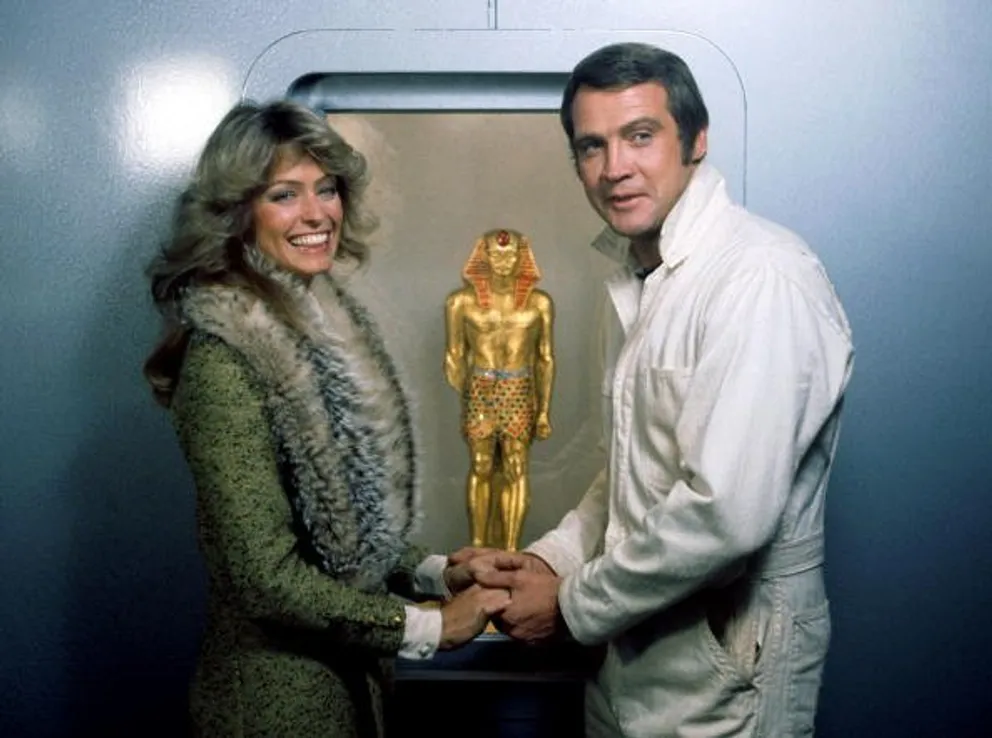 Farrah Fawcett et Lee Majors en 1976. | Photo : Getty Images