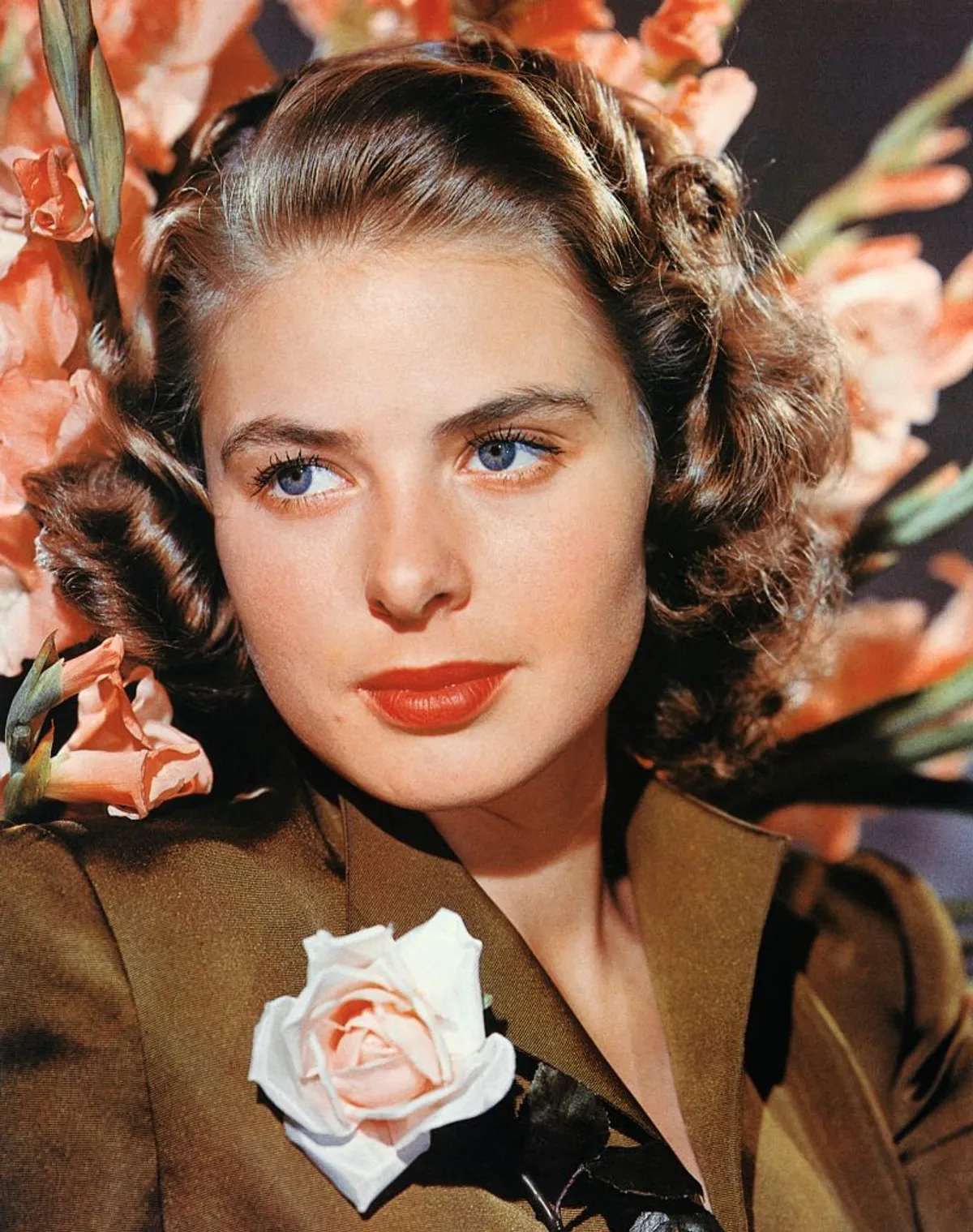 Retrato de Ingrid Bergman en la década de 1940. | Foto: Getty Images 