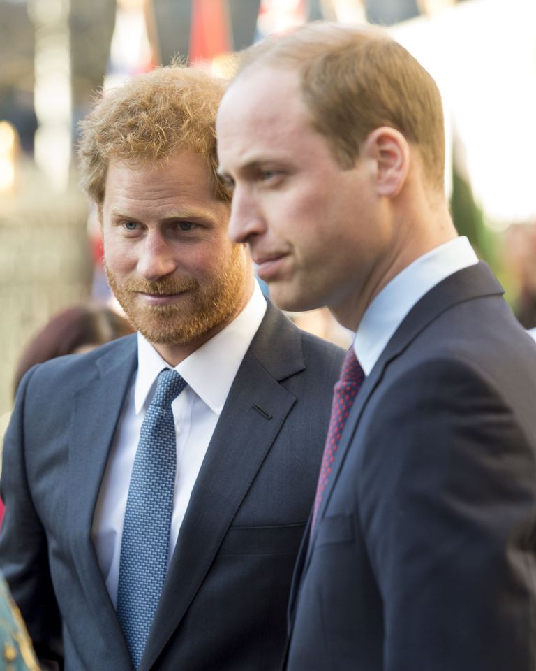 El príncipe Harry y el príncipe William en Londres, en 2016. | Foto: Getty Images