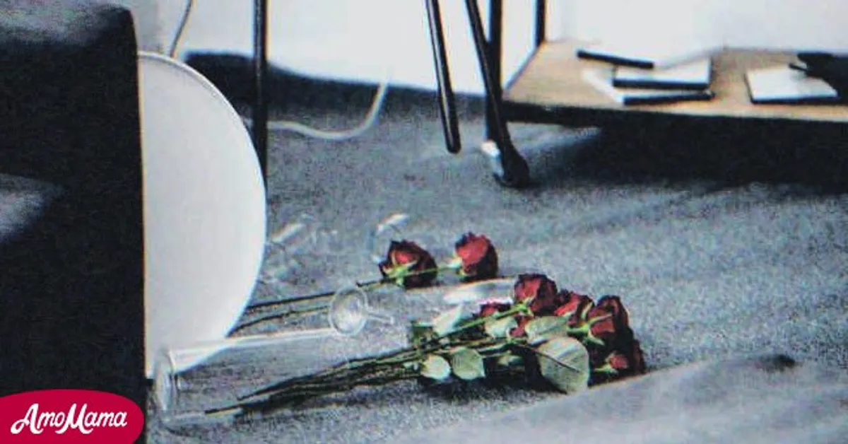 Un bouquet posé sur le sol. | Photo : Shutterstock