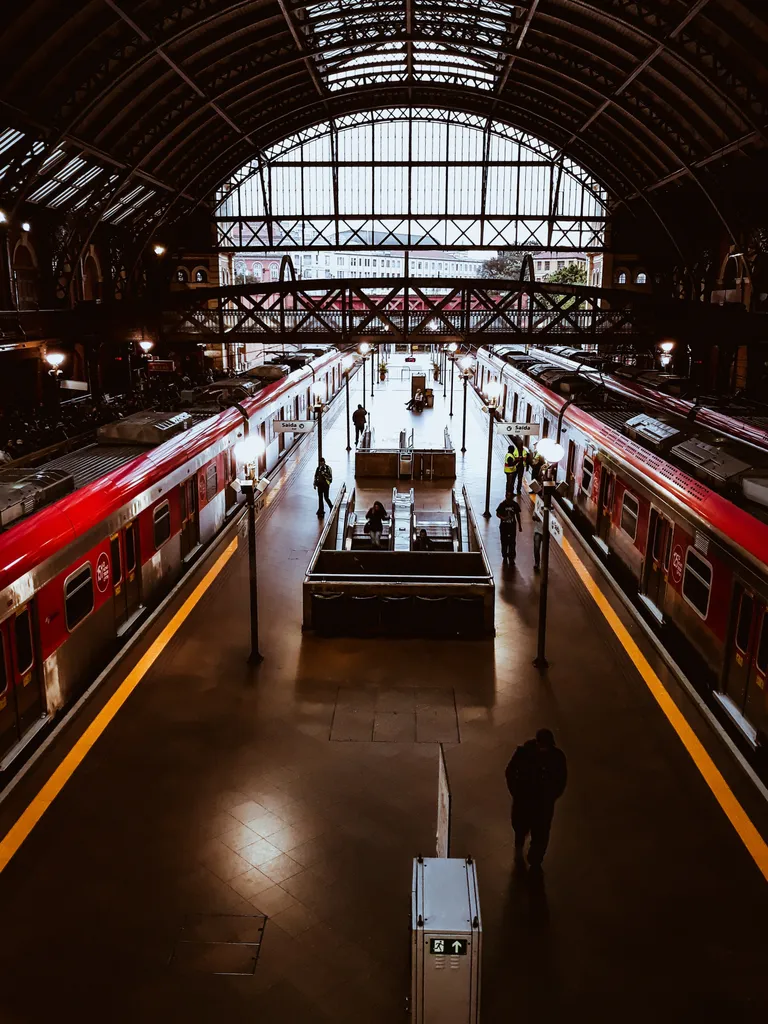 Una estación de trenes. | Foto: Pexels