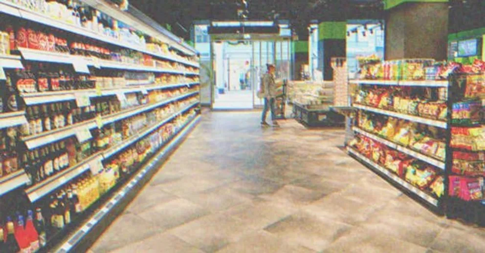 Mujer caminando por el pasillo en una tienda de comestibles. | Foto: Shutterstock