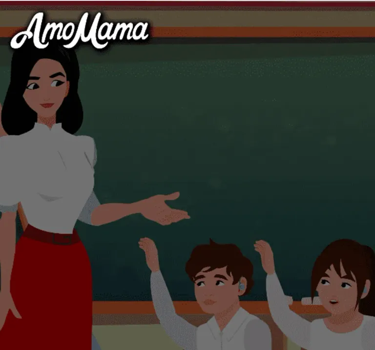Nueva maestra con los niños. | Foto: Facebook/AmoMama